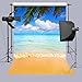 FUERMOR Background 5x7ft Blue Sky White Clouds Sea Beach Photography Backdrop Vacation Photo Props Room Mural HUIFU052
