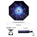 Fidus Inverted Reverse Sun&Rain Car Umbrella Large Windproof Travel UV Umbrella For Women Men - Auto Open Close(Starry Sky-1)