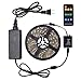 Led Strip Lights Sync to Music, 5M/16.54ft Chase Effect Led Lights Kit 5050 RGB Led Rope Lights Waterproof Led Lights Strip with 360 Degree Signals Accept RF Remote 12V AC Adapter Powered