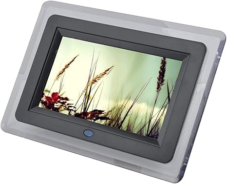 Amazon Co Jp Ligang デジタルフォトフレーム 電子アルバム Ledライト付き7インチアクリル素材フレームmp3 Mp4プレーヤー多機能広告機電子写真フレームサポートミュージックビデオクロックカレンダー ホーム キッチン