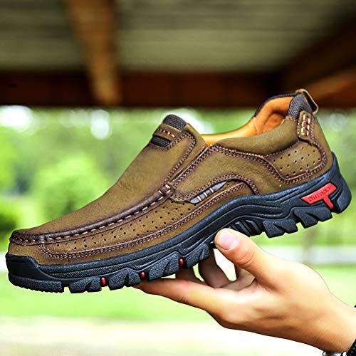 image for COSIDRAM Men Casual Shoes Summer Sneakers Loafers Breathable Genuine L