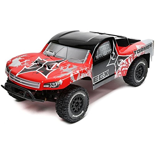 ECX Electrix 03133T1 1/10 2WD Torment SCT Brushed LiPo: Red/Silver RTR