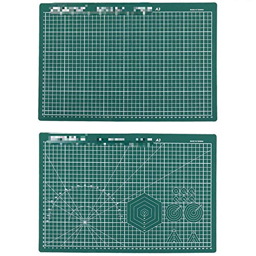 Schneidematte A2/A3/A4, doppelseitig, PVC, selbstheilend, Patchwork-Werkzeug, handgefertigt, geeignet für Büro und… – Bild 8