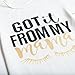 ChicNChic Baby Girls Letter Print Tops Sequins Pants with Headband 3pcs Little Girls Outfits Short Set 24M White