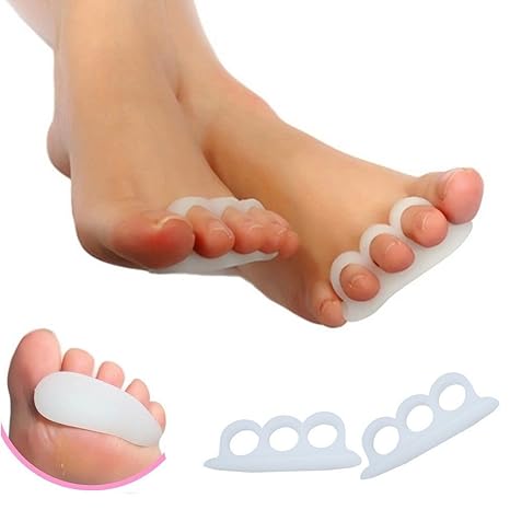 2 Paare Zehenschutz Silikon Faireach Soft Gel Zehenkappen Zehenschoner Spitzenschoner Zeh Schutz Für Ballett Spitzenschuhe Ba