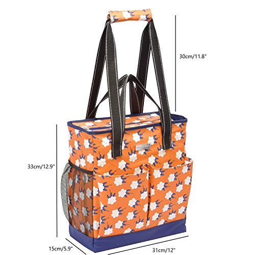 canvas tote with zip