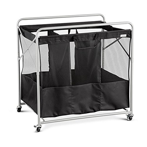 image for DermaPAD Durable Canvas Mesh Metal Portable Garage Storage Bin Pool Sp