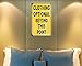 Clothing Option Tin Sign | Vintage Rustic Home Decor Wall Art | 16 x 10 Inch