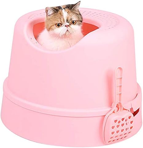 BYCWS La Caja de Arena para Gatos Entrada Superior Reduce el ...