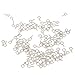 Twone 1oz (about 170pcs) Silver Tone Screw Eyes Pin Findings for Clay Jewelry, Resin, Bead, Plastic Size 12 mm X Hoop 5 mm