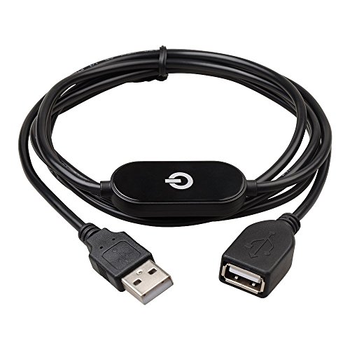 Onite LED String Strip Touch Dimmer Switch Cable, Female to Male Extension USB Cord