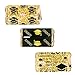 Class of 2017 Graduation Party Favor Stickers for Hershey's Miniature Bars, Set of 54 (Black and Gold)