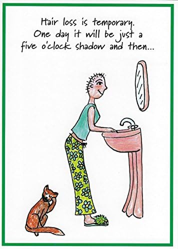 Chemo &amp; Me - Greeting Card - Hair loss is temporary!