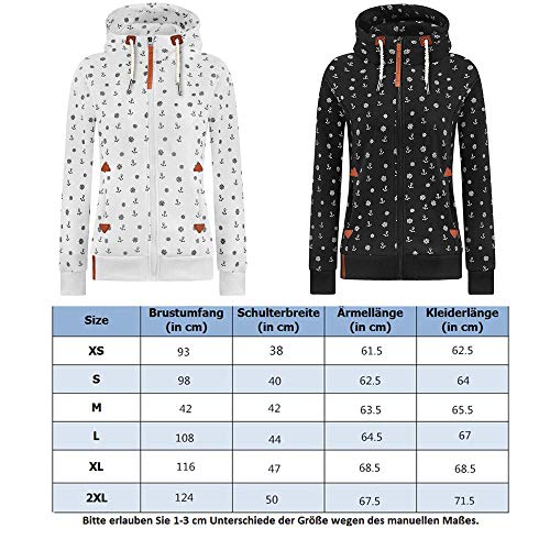 Newbestyle Damestrui met capuchon, hoodie, bovenstuk, dames, pullover, contrasterende kleur, sweatshirt, trui met… - Image 5