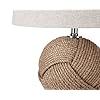 JONATHAN Y JYL1005A Monkey's Fist 24" Knotted Rope LED Table Lamp Cottage,Coastal,Rustic for Bedroom, Living Room, Office, College Dorm, Coffee Table, Bookcase, Brown