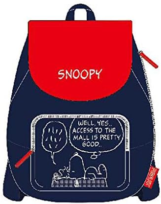 Snoopy sweat mini rucksack snoopy sweat mini rucksack [red × navy]