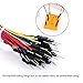 eBoot 130 Pieces Solderless Flexible Breadboard Jumper Wires Cables Line 1P to 1P Male to Male