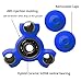 Mini Pencil Fidget Spinner Toys for Kids Perfect Size for Small Hands with Hybrid Si3N4 Ceramic Bearing Hand Spinner (Blue)