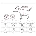 BINGPET Security Dog Shirts,Soft Cotton Puppy Tshirt,Breathable Lightweight Dog Costumes Tank Top Vest,Machine Washable Stretchy Clothes for Small Medium Large Dogs Boy Girl