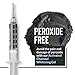 Real Whitening Teeth Whitening Gel, No Hydrogen Peroxide, Activated Charcoal Teeth Whitening Gel for Sensitive Teeth, (3) 5 mL Syringes for 30 Days - Primal Life Organics
