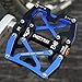 Mzyrh Mountain Bike Pedals, Ultra Strong Colorful CNC Machined 9/16