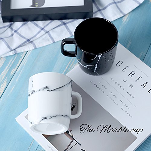 Blue Stones Modern Marble Decorative Pattern Ceramic Mug Home Office Porcelain Coffee Milk Tea Drinking Mug Creative Drinkware - Thumbnail 2
