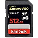 SanDisk Extreme Pro 512 GB SDXC UHS-I Card (SDSDXPA-512G-G46)