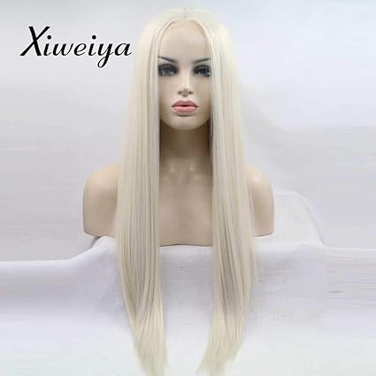 Blonde wig long straight Clearance