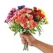 Soledi 1 Bunch 25-stem Artificial Flower Dianthus Caryophyllus Carnation Fake Silk Flower Plastic Flower Arrangement Wedding Party Home Garden Decor Room Decoration New