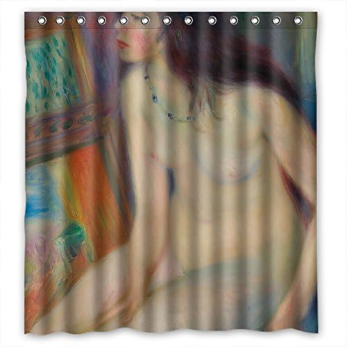 Artsplaza Bathroom Curtains Width X Height / 72 X 72 Inches / W H 180 By 180 Cm(fabric) Nice Choice For Boys Girls Teens Boys. Dries Quickly William James Glackens - Temple Gold Medal Nu