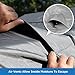 Leader Accessories Solution Dyed Waterproof Trailerable Runabout Boat Cover Fit V-Hull Tri-Hull Fishing Ski Pro-Style Bass Boats, Full Size