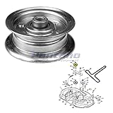 Stens # 280-240 Heavy- Duty Flat Idler for AYP 177968, AYP 193197, HUSQVARNA 532 17 79-68, HUSQVARNA 532 19 31-97AYP 177968, AYP 193197, HUSQVARNA 532 17 79-68, HUSQVARNA 532 19 31-97