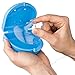 Nipple Shield Case, Pacifier Case, for Nipple Shields and Breast Shields, Pacifier Holder, Nursing Case, Good for Diaper Bag, Purse, Travel, BPA Free, Durable, Made in The USA (South Beach Blue)