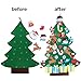 SUPTEMPO Felt Christmas Tree, 3ft DIY Christmas Tree with 35pcs Ornaments Door Wall Hanging Xmas Gifts for Kids Toddlers Christmas New Year Decoration