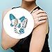 Neoglory Jewelry Christmas Valentines Day Gift Enamel Butterfly Bees Freesize Rings With Colorful Rhinestone 3 Colors