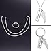 XIUDA Urn Ashes Cylinder Pendant with Angel Wing Charm Necklaces Pendant Cremation Jewelry