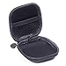 SUNGUY [2-Pack] Black Snakeskin Square Carrying Cases with Internal Mesh Pocket for iPod MP3 Earphone Bluetooth Headset Headphone Parts and Accessories Charging Cable (Black)