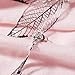 SILVERAL Silver Earrings for women Crystal Dangle Earrings Drop Pierced Earrings