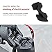 AngeliaSky 6 Pack Rubber Vibration Damper for Xiaomi M365 M187 Electric Scooter Accessories Parts Rubber Shock Absorber 3 Pcs Red and 3Pcs Black