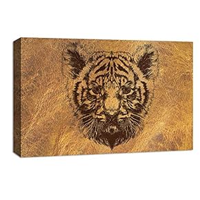 Canvas Wall Art Abstract Wild Animals...