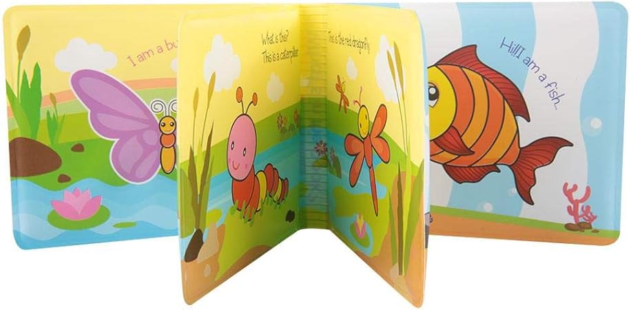 Livre De Bain Pour Bebe En Plastique Eva Etanche Pour La Salle De Bain Jouet De Douche Pour Bebes Tout Petits Garcons Et Filles Amazon Ca Jeux Et Jouets