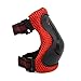 Kid's Adjustable Sports Protective Gear Set -Knee Pads Elbow Pads Wrist Guards for Skating Cycling Outdoor Sports as Birthday, Christmas Gift (red)