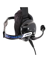 H42 Ultimate Fibra de Carbono Racing radios de 2 Vías Headset