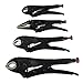 4pc Locking Grip Wrench Set Vice Locking Pliers Mole Grips Heavy Duty AT017