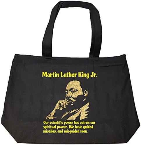 Mlk Jr We Have Guided Missiles And Misguided Men - Tote Bag With Zip