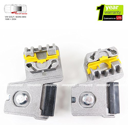 VW BORA GOLF MK4 ELECTRIC WINDOW REGULATOR METAL CLIPS FRONT LEFT 1996-2004, Near Side, N/S, UK Passenger Side