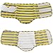 Bolbove Cute 2pcs Male Puppy Belly Band for Small Boy Dogs Incontinence Problems/Training (Bear + Bee, Large)