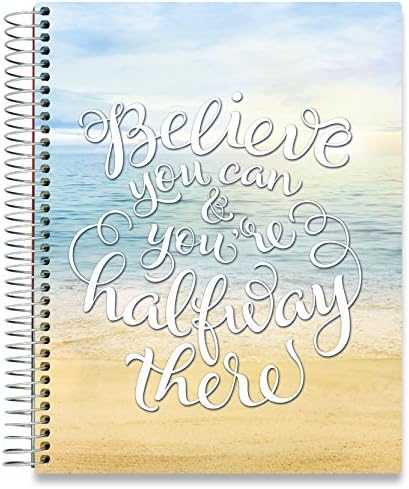 Tools4Wisdom Planner 2018-2019 8.5-x-11 Hardcover - Dated July 2018 to June 2019 Academic Year Calendar - Daily Weekly Monthly Yearly Goals Journal Agenda - Personal Organizer w Stickers Accessories