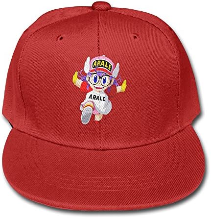 Red Dr.Slump Arale Baby Adjustable Snapback Baseball Hat