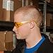 ABN Safety Glasses - Yellow Shade Lens, UV Protective, ANSI standard, Pack of 12